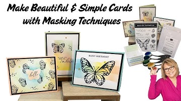 3 Ways to Use Masking Paper to Make Beautiful & Simple Cards