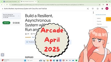Build a Resilient Asynchronous system with Cloud Run And PUB/SUB | Google Arcade 2025 |  #gsp650