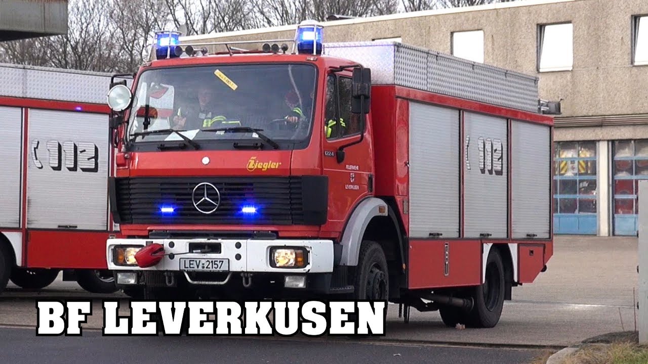 [Löschzug, Rüstwagen,...] Feuerwehr Leverkusen | Einsatzfahrten Wache 1