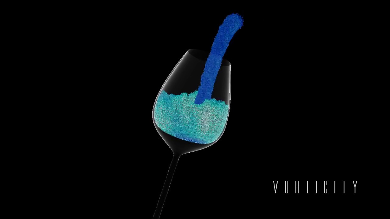 Houdini flip particles / Fill glass + blend liquid color - YouTube