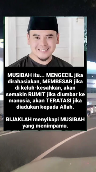 Musibah itu mengecil jika dirahasiakan#shorts #monetisasi #viralvideo