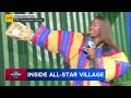 Action News reporter snags a sneak peek of the Home Run Robber Velcro wall at the All-Star Village