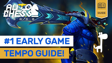 #1 EARLY GAME TEMPO GUIDE! Dota Auto Chess QUEEN"S Tips On LOCKING!