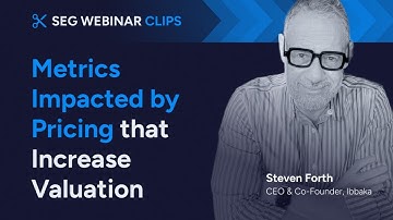 Metrics Impacted by Pricing that Increase Valuation | Software Equity Group -  M&A Advisors