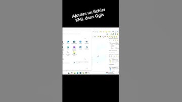 Rentrer un fichier #kml dans #qgis  c