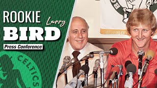 Larry Bird Rookie Press Conference with Celtics