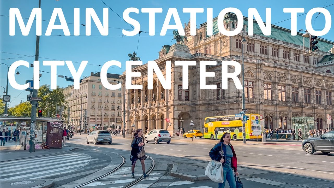 Vienna Walk Main Station to City Center, Hotel Sacher, May 2024 | 4K HDR