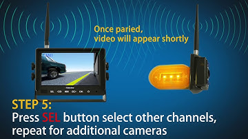 How to Pair Haloview Wireless Backup Camera System