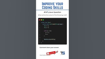“Java Interview Output Question 🔥 while Loop Logic | Beginner to Intermediate #shorts”
