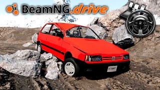 Fiat UNO no NOVO MAPA das ESTRADAS PERIGOSAS 2024! - BeamNG.drive