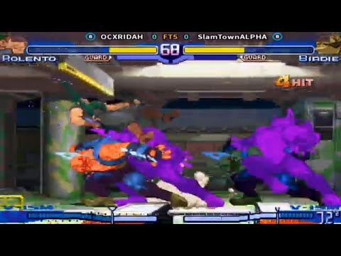 Fightcade 👊 Street Fighter Alpha 3 👊🏾 OCXRIDAH 🇺🇸 Vs SlamTownALPHA 🇺🇸 FT5 👊