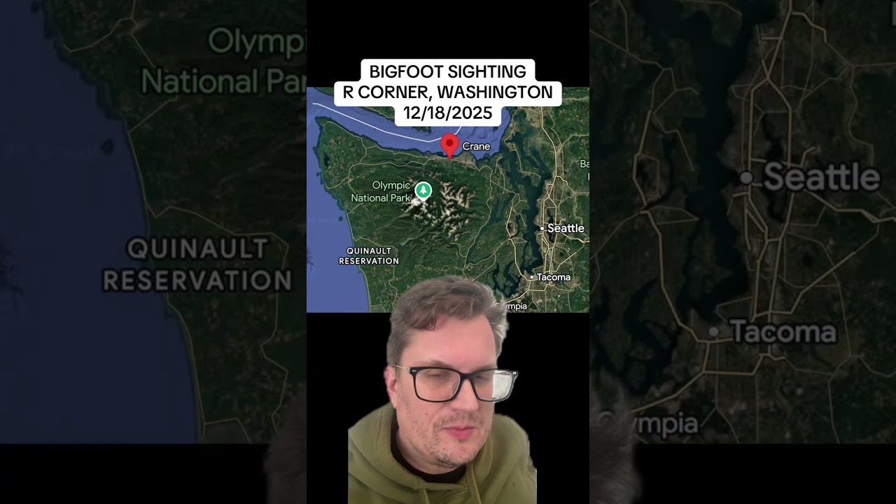 BIGFOOT SIGHTING / 12/18/25 / R CORNER, WASHINGTON / #publishtoall