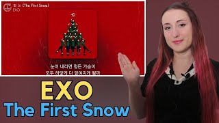 EXO 첫 눈 The First Snow Tepki | KPOP TEPKİ | KPOP REACTION |