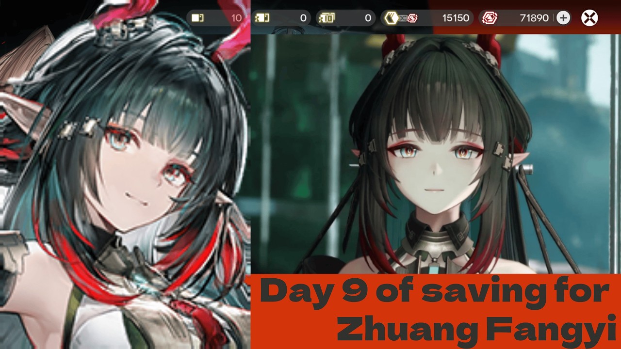 Day 9 of saving for Zhuang Fangyi