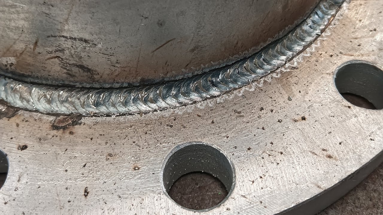 how to weld with solid wire/migweld like a tig weld,by walking the nozzle.