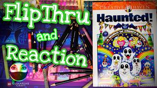 🌈 Creative Haven Haunted Coloring Book 👻 | FlipThru & Reactions