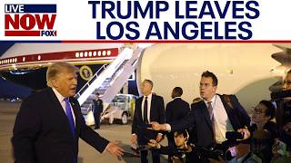 WATCH: Trump gives Iran update while departing Los Angeles WATCH: Trump gives Iran update while departing Los Angeles