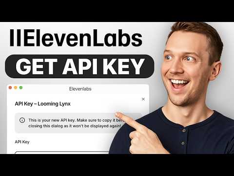 How To Create API Key On ElevenLabs (Get ElevenLabs API Key)