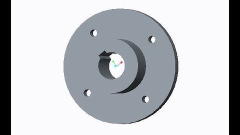 Flange modelling using Creo/ProE | Smart Drafter