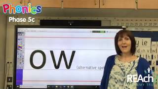 Phonics Phase 5c - Session 11 ow
