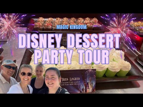 What does the DESSERT PARTY at Magic Kingdom look like? | Disneyworld | Full Tour Video Thumbnail