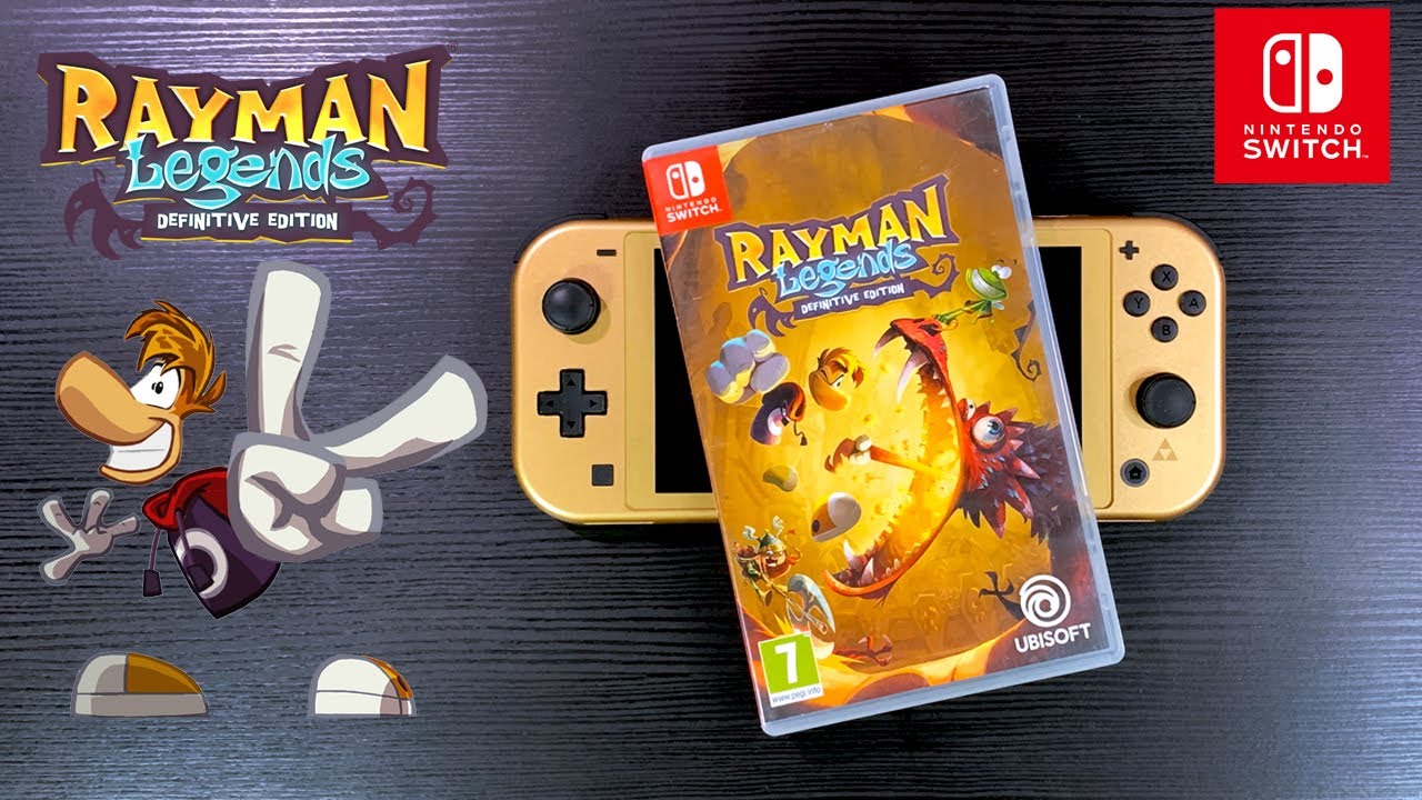 Rayman Legends: Definitive Edition on Nintendo Switch Handheld Gameplay (4K HDR 60fps)