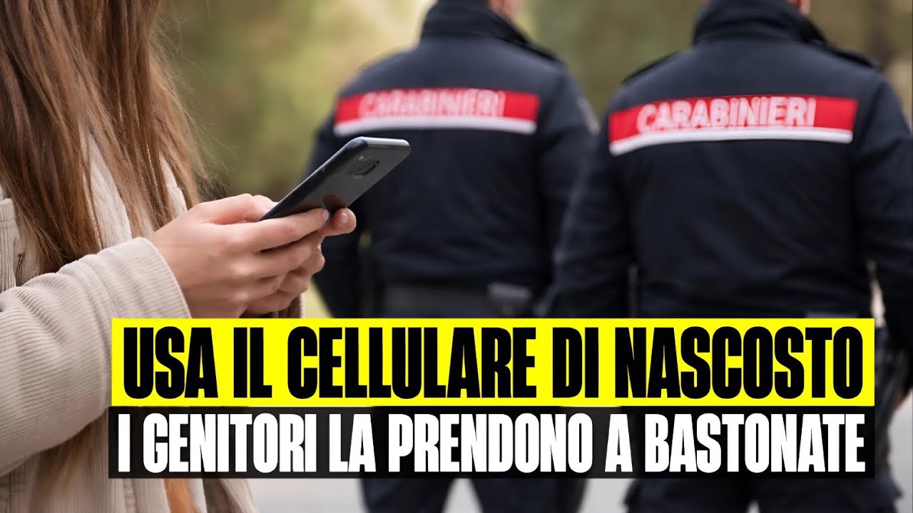 17ENNE USA IL CELLULARE DI NASCOSTO: I GENITORI LA PICCHIANO E LA PRENDONO A BASTONATE - CUNEO
