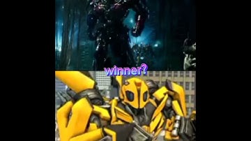 Nemesis prime vs Bumblebee (Upgraded) #trasformers #skibiditoilet #edit