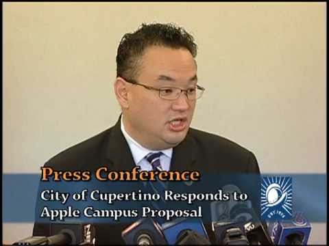 City of Cupertino Apple Campus Press Conference