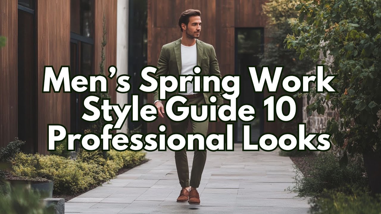 Spring Work Sytle Men's Spring Work Style Guide 10 Proffsional Looks - YouTube