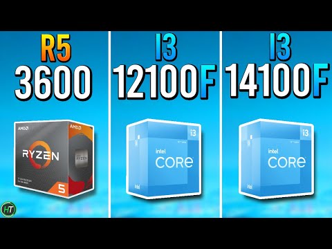 Ryzen 5 3600 vs i3 12100F vs i3 14100F - Big Differences? - YouTube