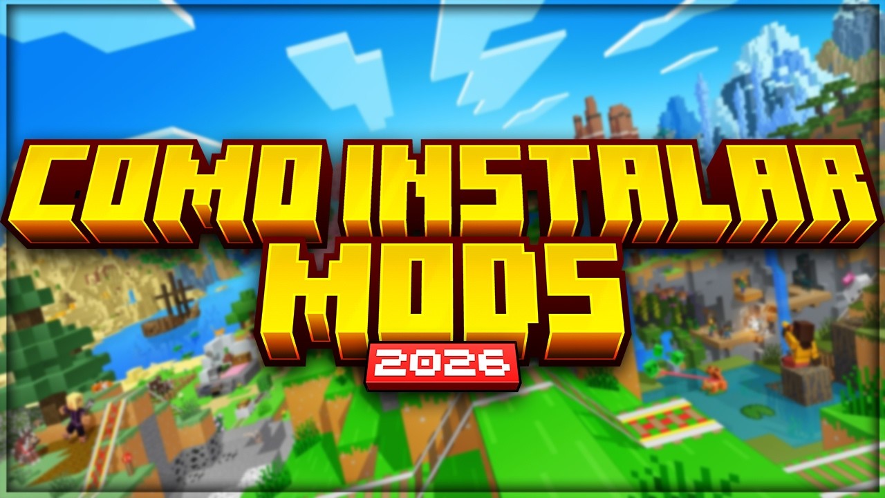 COMO BAIXAR E INSTALAR MODS NO MINECRAFT | TUTORIAL ATUALIZADO 2026 ...