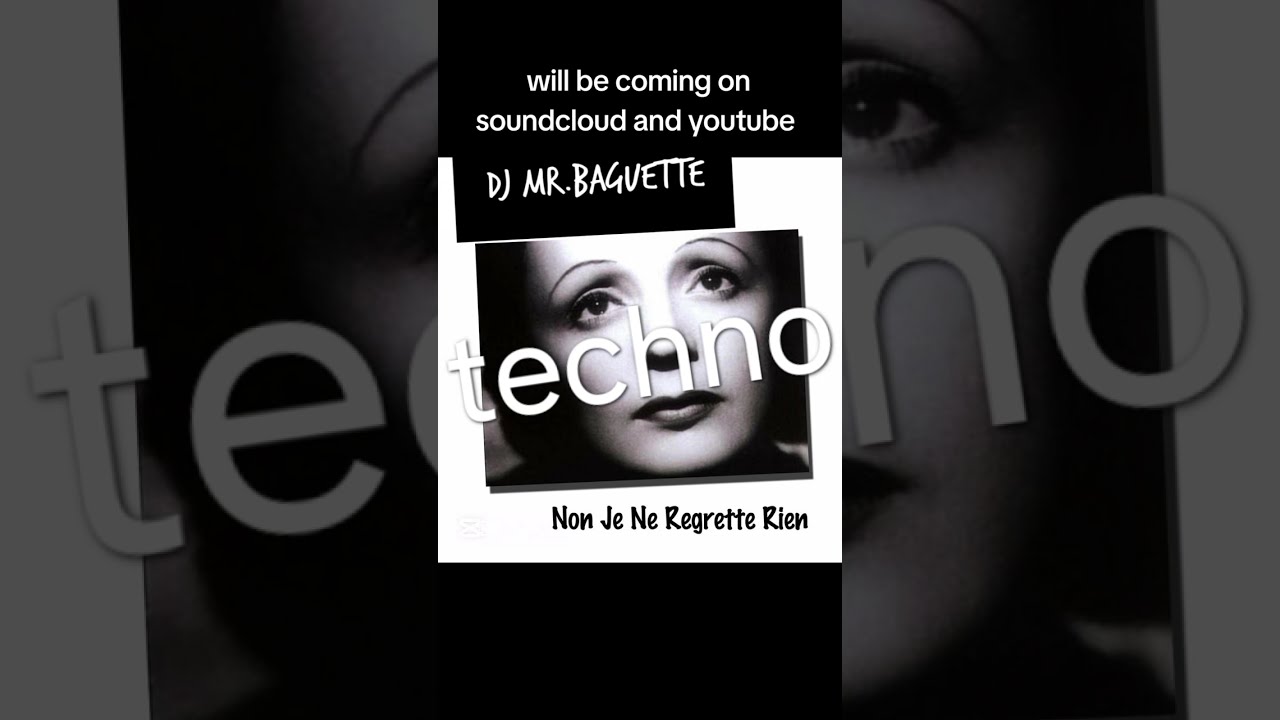 Non JE Ne Regrette Rien (techno remix)