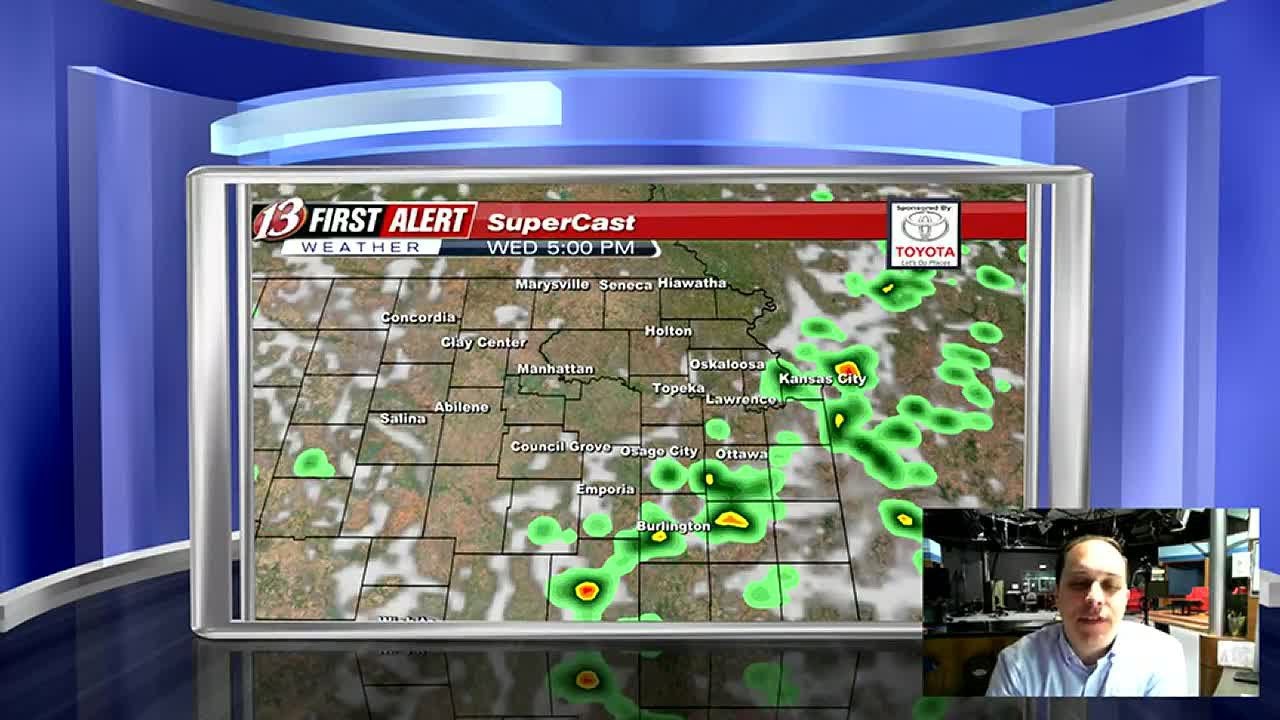 Storm chances the next couple days - YouTube