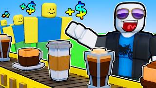 i got everyone ADDICTED to my coffee in Roblox...