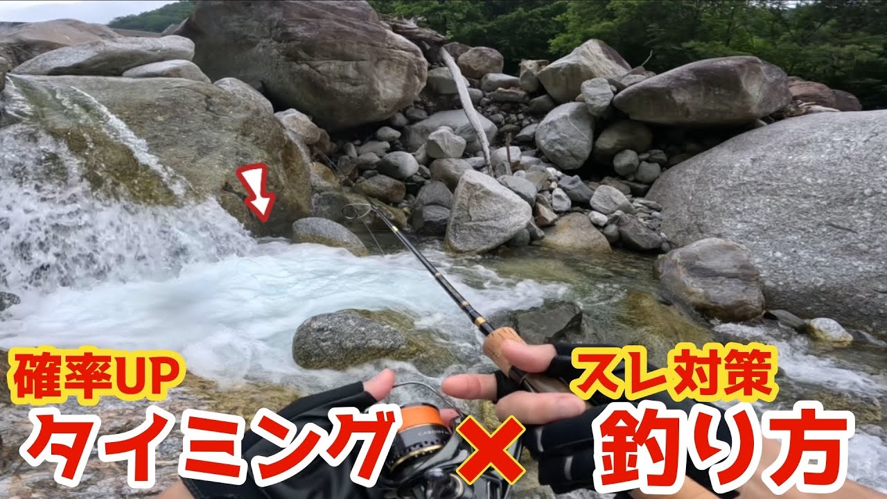 渓流ルアー】釣れるコツはコレ‼️上手い人はやっている‼︎ 夏休み対策