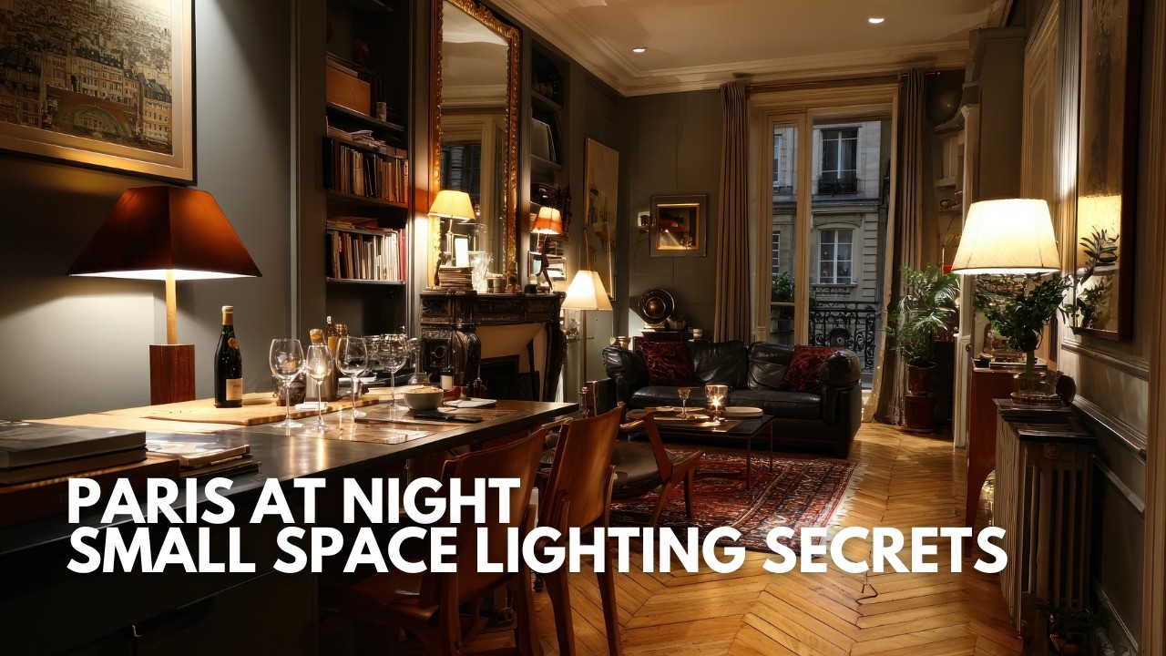 Искусство освещения Парижа: создание ночной атмосферы в небольшом жилом пространстве.