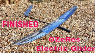 How to build a OZeRES – 2 Metre  electric  glider Part 4 Final fit out motor/prop/esc/battery