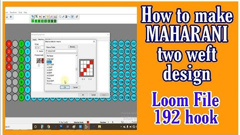 maharani Design Loom file | Maharani Design | Lace Design | Jacquard Design | Textalk