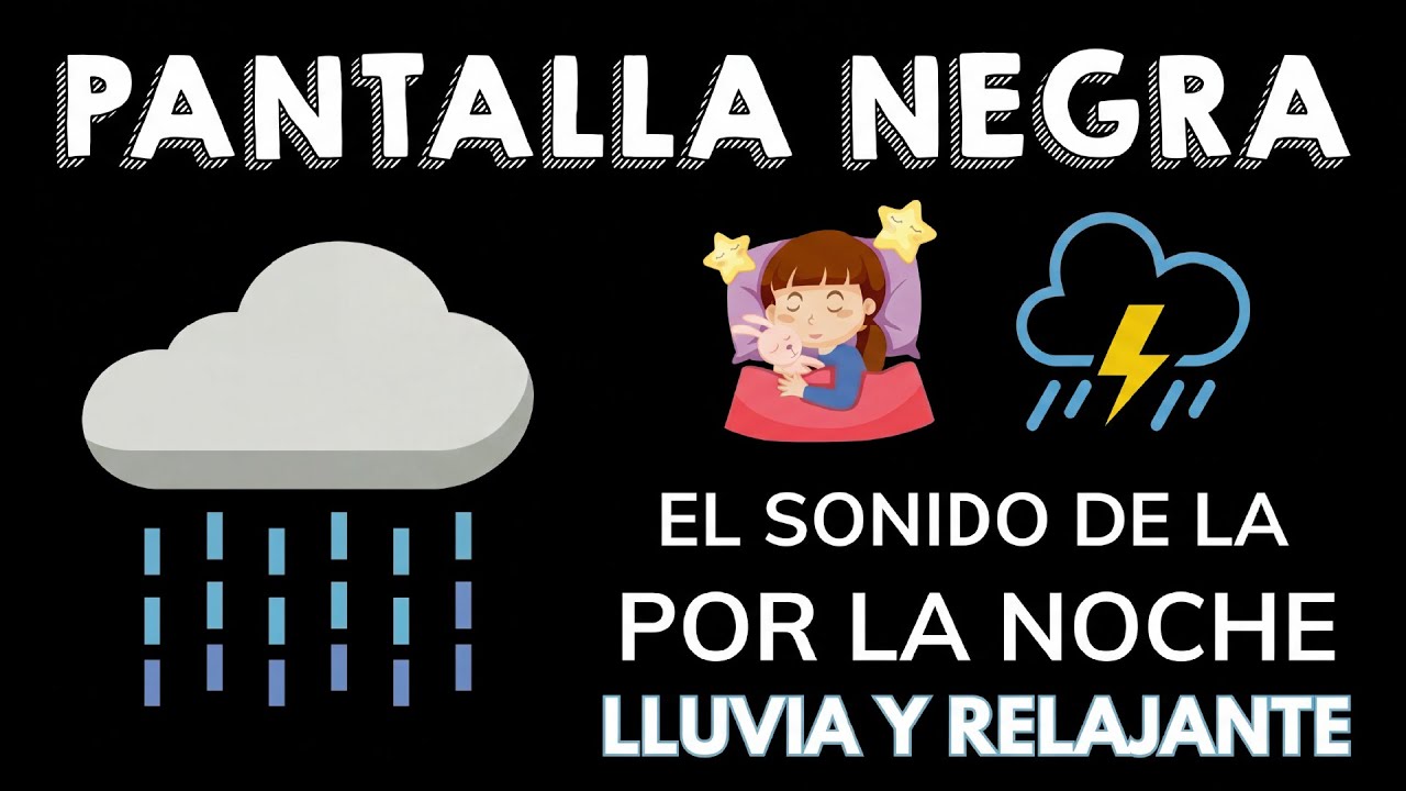 Sueño Instantáneo En 5 Minutos 💤 Fuertes Lluvias y Truenos en el Techo ...