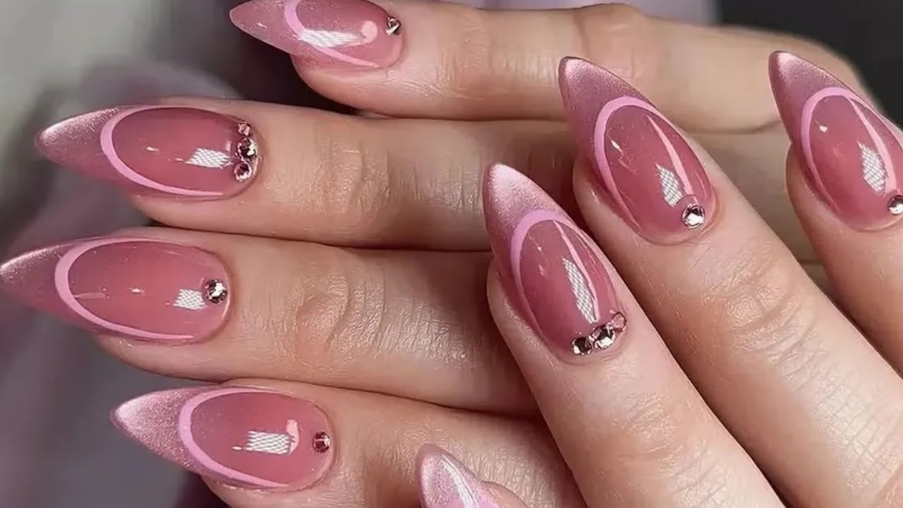 Simple Nail art. Easy Nail art Design 2023.Nail art without usi... New Nail Art Ideas 2026 