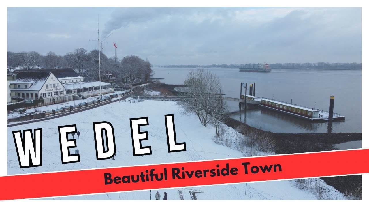Wedel - Beautiful Riverside Town | 4K UHD Drone (Aerial) View