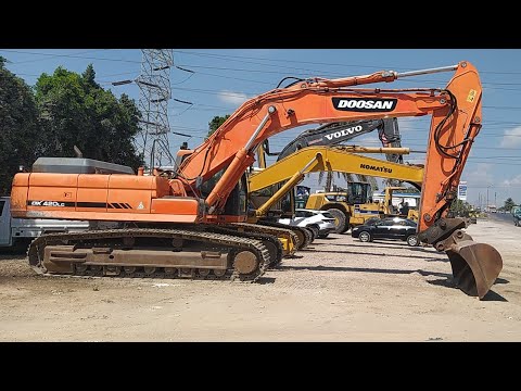 أفضل واجود الحفارات فولفو 290 كوماتسو 400 دوسان 420 تواصلوا معنا الآن 01011923330 01011923331