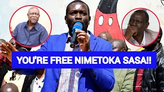 Download Lagu YOU'RE FREE NIMETOKA SASA; ANGRY EDWIN SIFUNA AFTER OKECH SPEECH! MP3