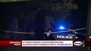 Attorney General's Office investigating suspicious death in Manchester