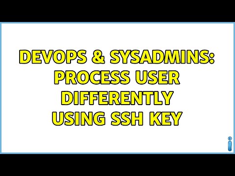 DevOps & SysAdmins: process user differently using ssh key