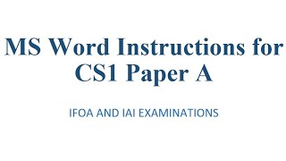 CS1 | Example Solved in MS Word | Notations, Integration & Probability Sums