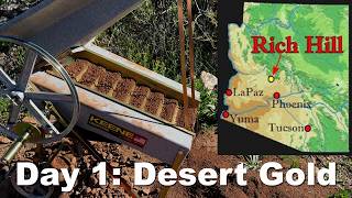 Gold Rush 2026 Begins. Wow! $5,000 Per Ounce. Rich Hill Mining, Arizona Dry Washer