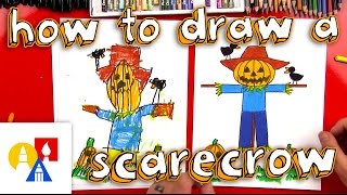 How To Draw A Scarecrow