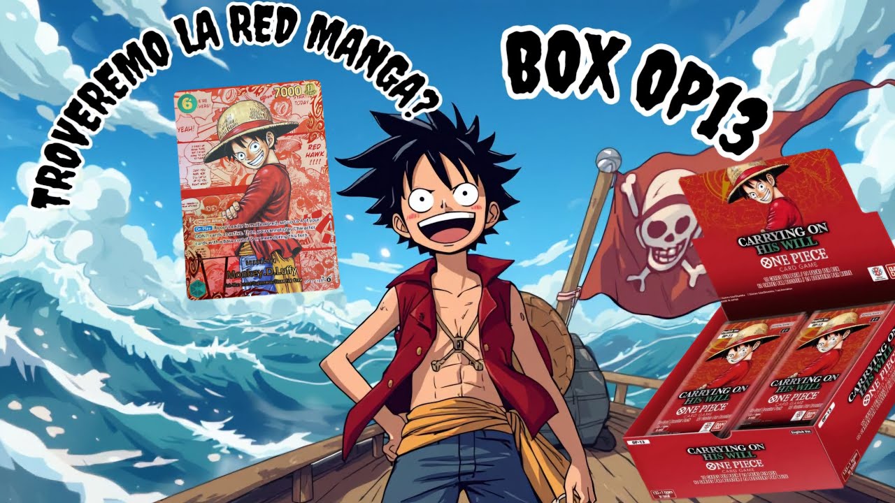 BOX OP 13 #cardgame #onepiece #luffy #onepieceitalia #unboxing 